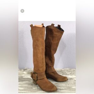 Steve Madden Ruckkus distressed leather Tall boots sz 7